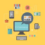 vector concepts for online shopping and e-commerce N2