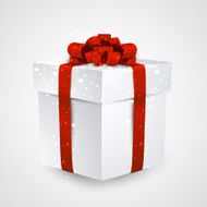 Gift box with red bow N11