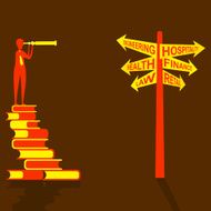 find future education courses concept N2