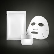 facial mask and blank package for cosmetics N5