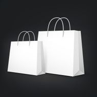 3d blank shopping bags N12