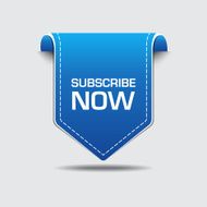 Subscribe Now Label Icon Set N2