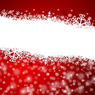 red christmas background with snowflakes N4