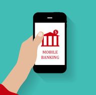 Mobile Bank Concept Vector Illustration N3