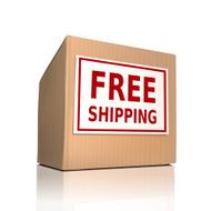 free shipping on a paper box