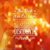 Abstract fall geometric background N4