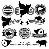 Natural Organic Pork Badges &amp; Banners N2