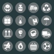 Logistic and packing icon N3