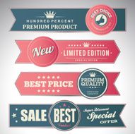 vintage business banners set N13