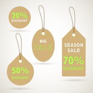 Vector Sale Tags N8