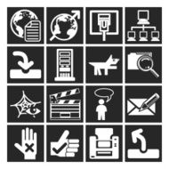 white web icons N4