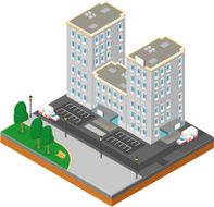 Isometric Hospital