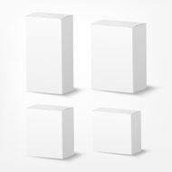 packing box on white background