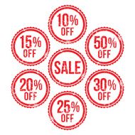 Sale rubber stamps