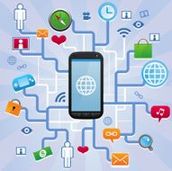 Smartphone with Icons N2