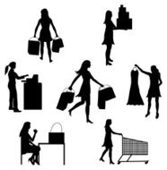 Shopping Silhouette Collection N2