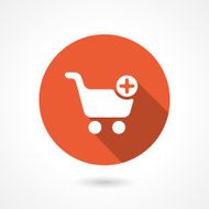 Vector shopping cart icon N12
