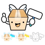 Diverse styles of Delivery Box Mascot Sets Product and Distribu