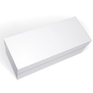 Package white box design template for your package design N4