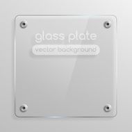 Glass plate background