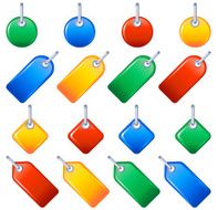 Label tag icon set N2