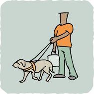 guide dog and owner