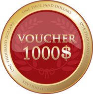 One Thousand Dollars Voucher