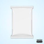 Blank white plastic sachet N13