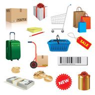 Shopping Icons N341