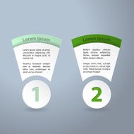 Infographic design with text or product N2