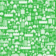 Real Estate Seamless Pattern Green N2