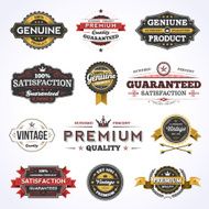 Assorted Vintage Elements - Red &amp; Gold