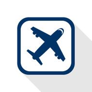 airplane flat icon