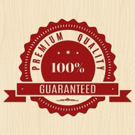 Premium Quality Guranteed 100 Badge - VECTOR N3