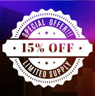 Special Offer Vintage Label - VECTOR N8
