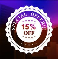 Special Offer Vintage Label - VECTOR N9