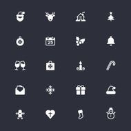 Christmas simple icons N2