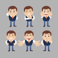 Set of businessman characters N33