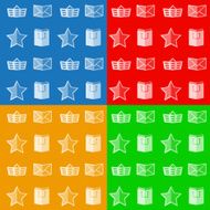 Flat icons for online store N2