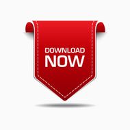 Download Now Red Label Icon Vector Design