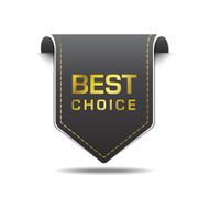 Best Choice Gold Black Label Icon Vector Design N2