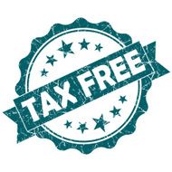 tax free round seal