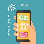 Mobile payment using smartphone online banking