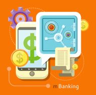 Internet Online Banking Concept