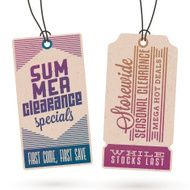 Summer Sales Hang Tags N12