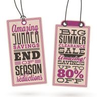 Summer Sales Hang Tags N14