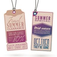 Summer Sales Hang Tags N15