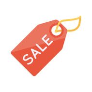 Sale label badge