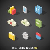 Flat Isometric Icons Set 2 N2