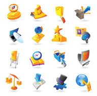 Icons for business and finance N6